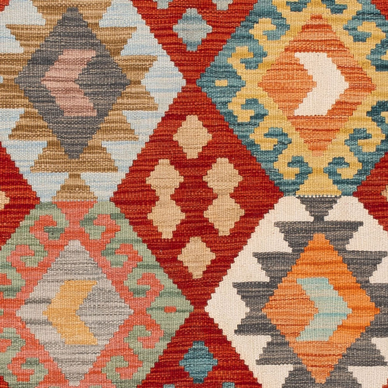 Kelim Rug - Splash - 186 x 120 cm - multicolored