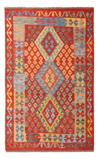 Kelim Rug - Splash - 187 x 113 cm - multicolored