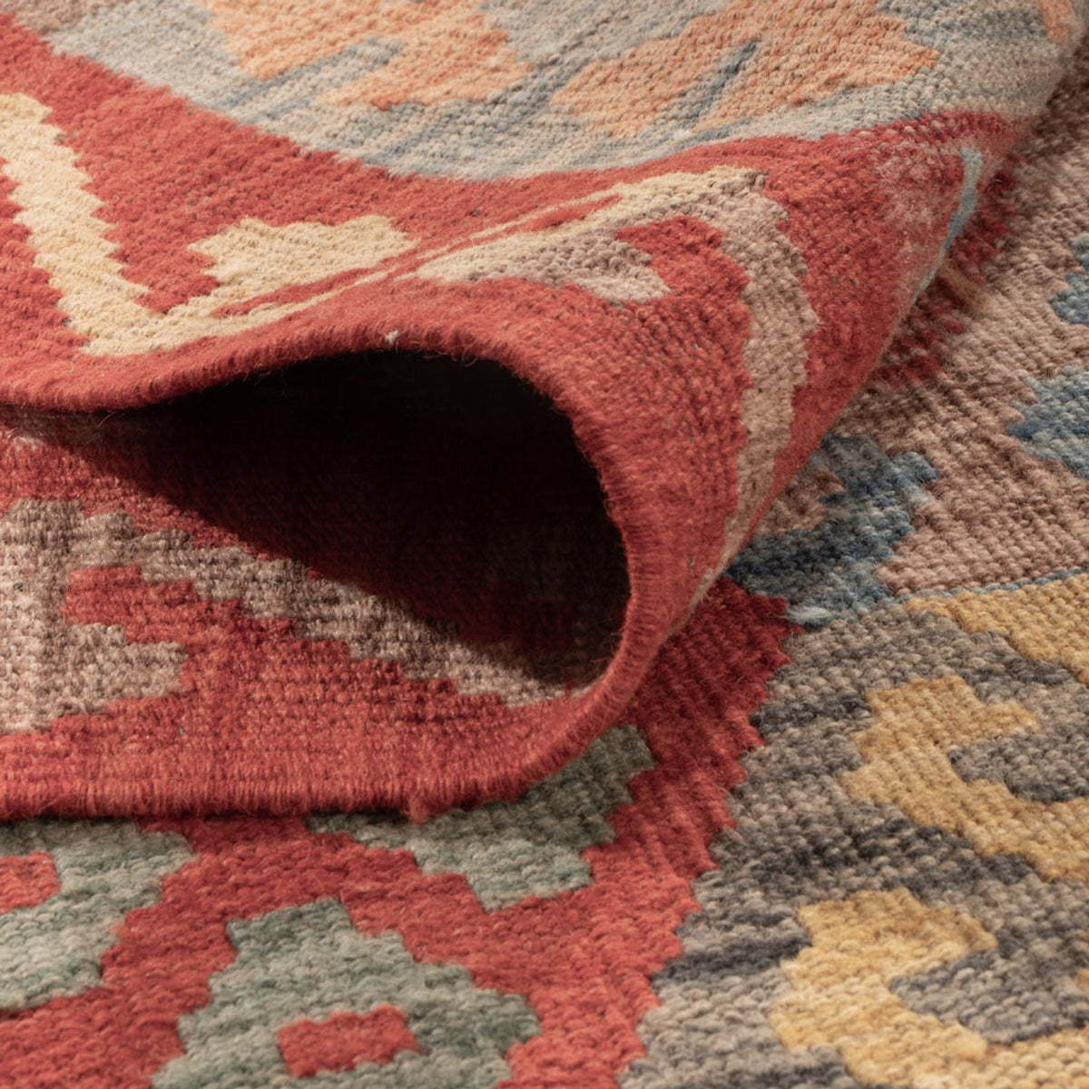 Kelim Rug - Splash - 187 x 113 cm - multicolored