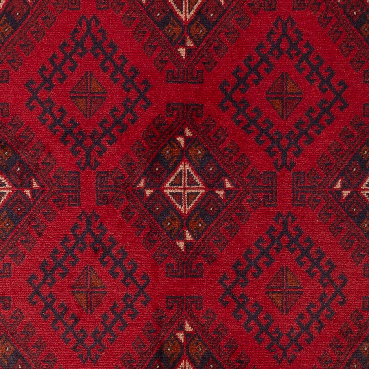 Afghan Rug - Kunduz - 201 x 126 cm - red