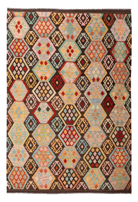 Kelim Rug - Splash - 294 x 201 cm - multicolored