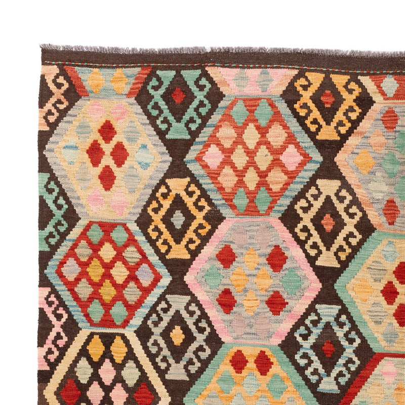 Kelim Rug - Splash - 294 x 201 cm - multicolored