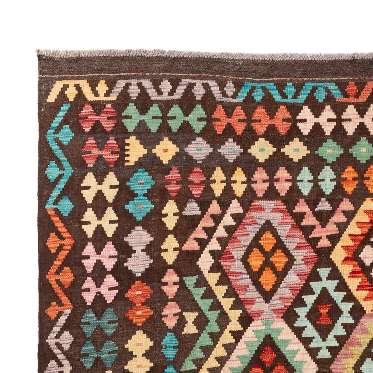 Kelim Rug - Splash - 307 x 205 cm - multicolored