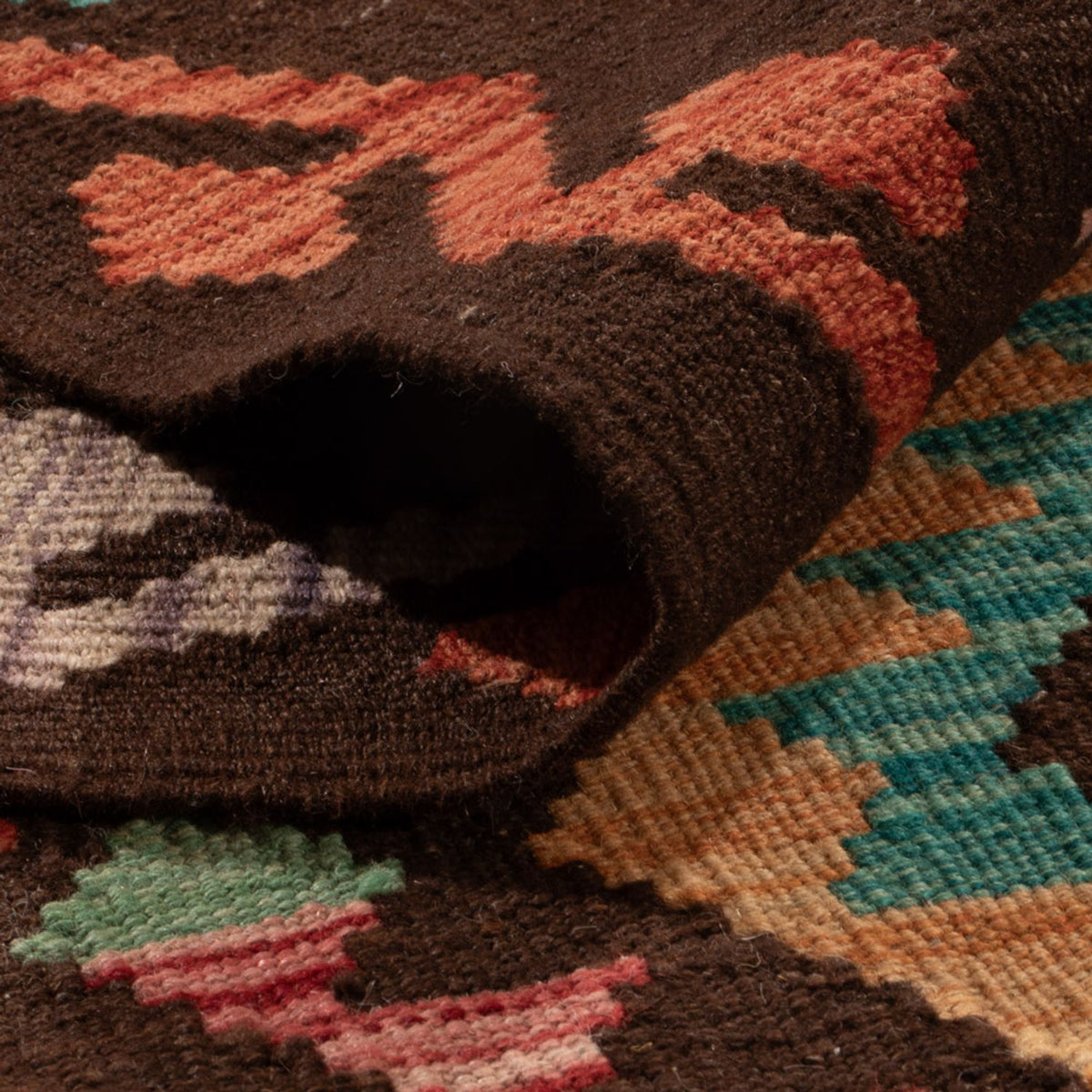 Kelim Rug - Splash - 307 x 205 cm - multicolored