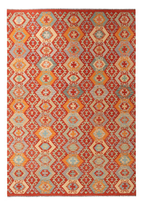 Kelim Rug - Splash - 303 x 206 cm - multicolored