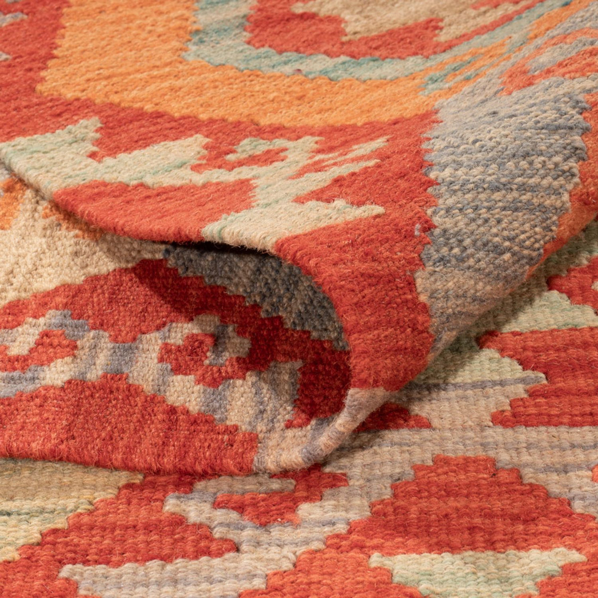 Kelim Rug - Splash - 303 x 206 cm - multicolored