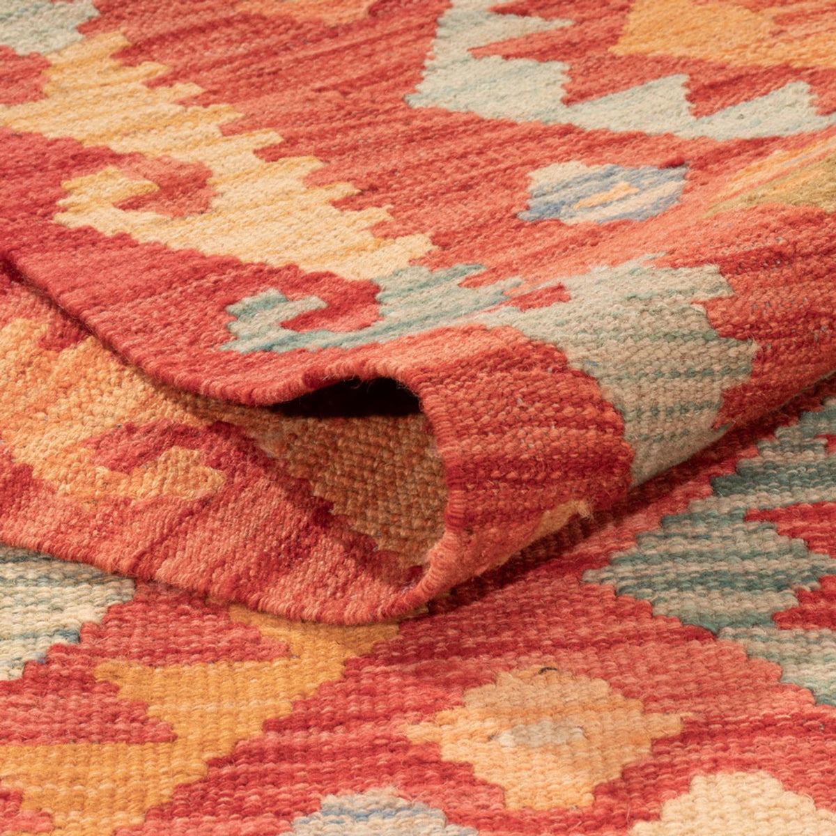 Kelim Rug - Splash - 301 x 193 cm - multicolored