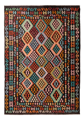 Kelim Rug - Splash - 293 x 206 cm - multicolored