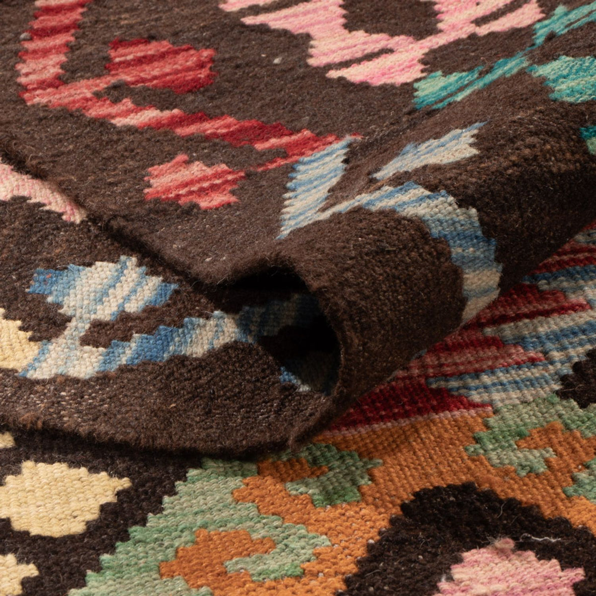 Kelim Rug - Splash - 293 x 206 cm - multicolored