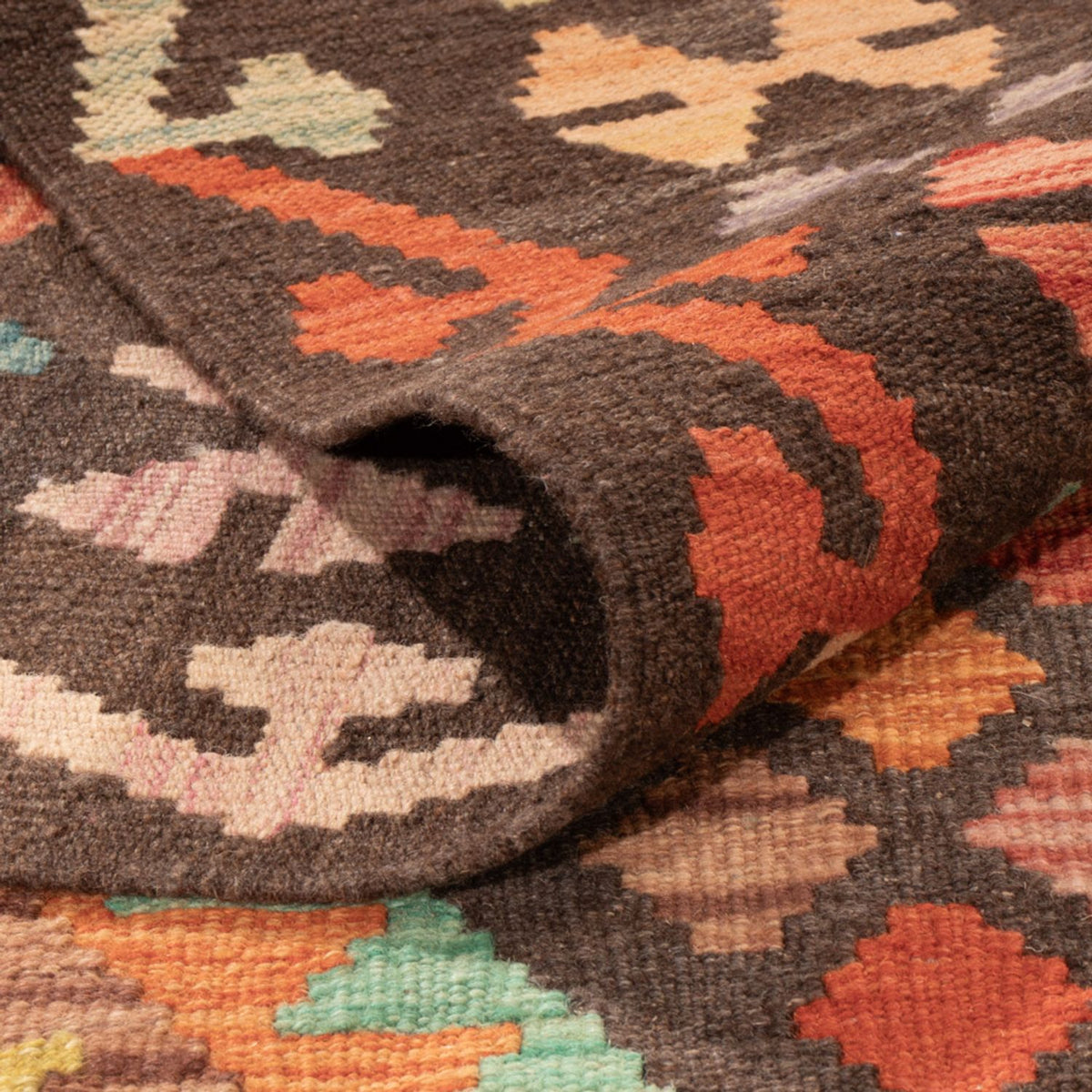 Kelim Rug - Splash - 306 x 201 cm - multicolored