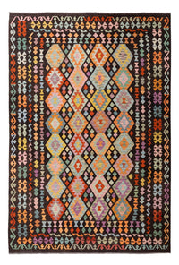 Kelim Rug - Splash - 300 x 205 cm - multicolored