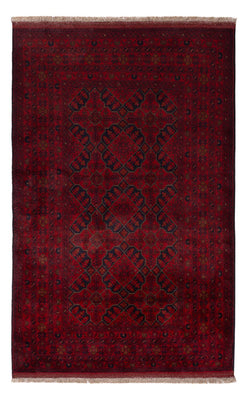 Afghan Rug - Kunduz - 201 x 128 cm - dark red