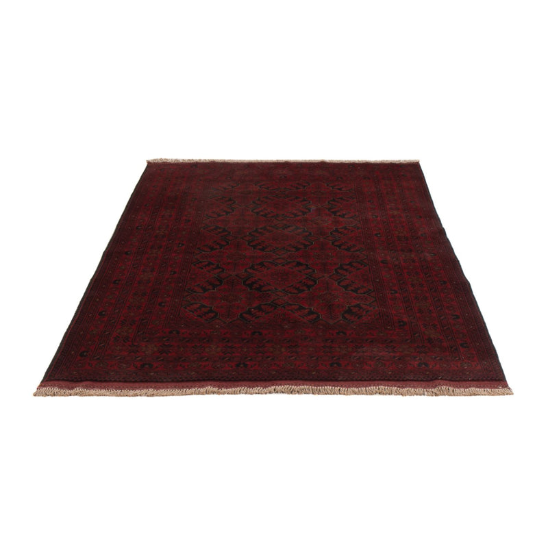 Afghan Rug - Kunduz - 201 x 128 cm - dark red