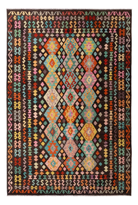 Kelim Rug - Splash - 291 x 197 cm - multicolored