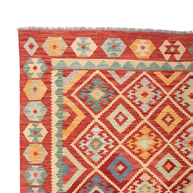 Kelim Rug - Splash - 292 x 206 cm - multicolored