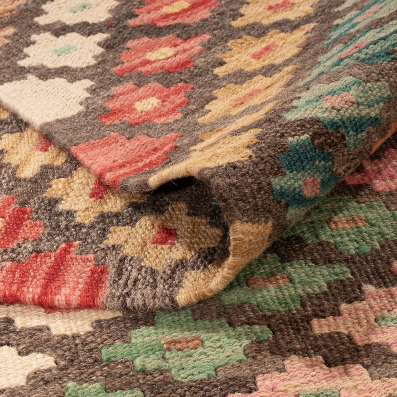 Kelim Rug - Splash - 296 x 204 cm - multicolored