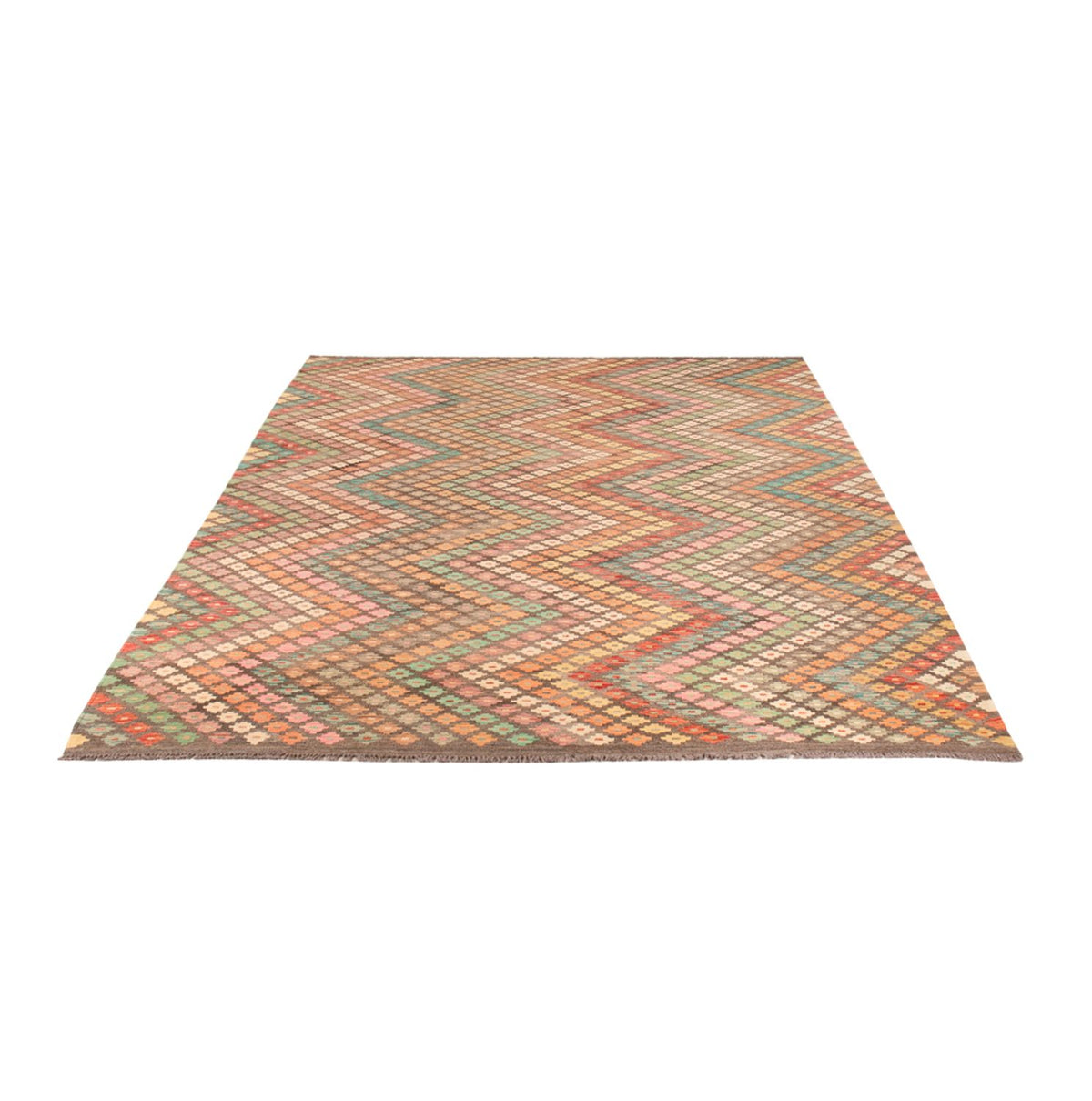 Kelim Rug - Splash - 296 x 204 cm - multicolored