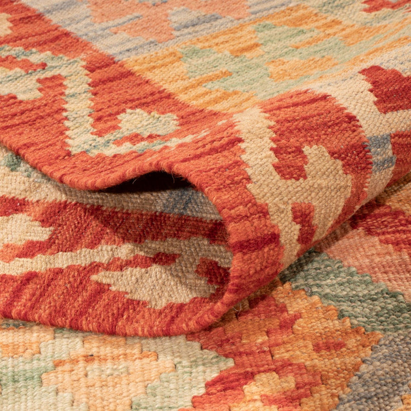 Kelim Rug - Splash - 299 x 206 cm - multicolored