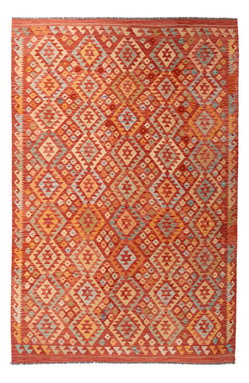 Kelim Rug - Splash - 303 x 199 cm - multicolored