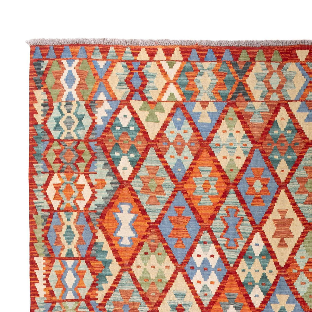 Kelim Rug - Splash - 294 x 213 cm - multicolored