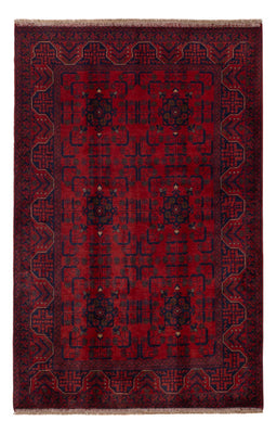Afghan Rug - Kunduz - 199 x 132 cm - dark red