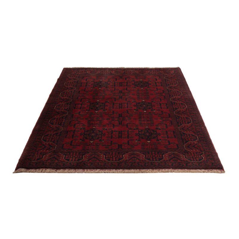 Afghan Rug - Kunduz - 199 x 132 cm - dark red