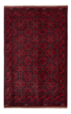 Afghan Rug - Kunduz - 198 x 125 cm - dark red