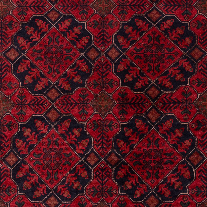 Afghan Rug - Kunduz - 198 x 125 cm - dark red