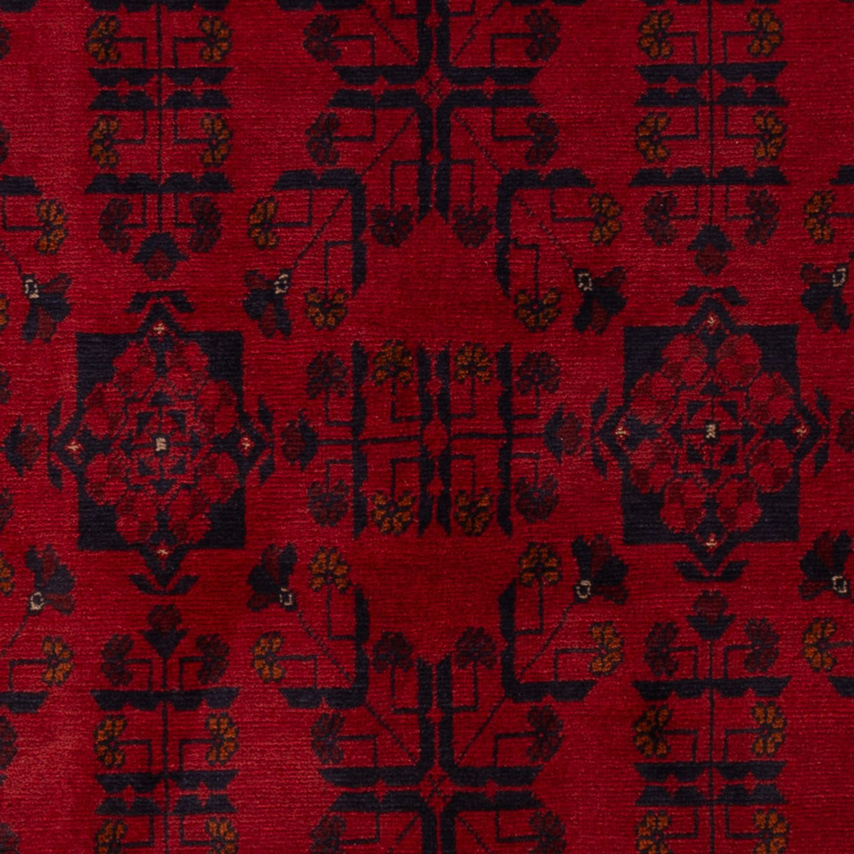 Afghan Rug - Kunduz - 195 x 125 cm - dark red
