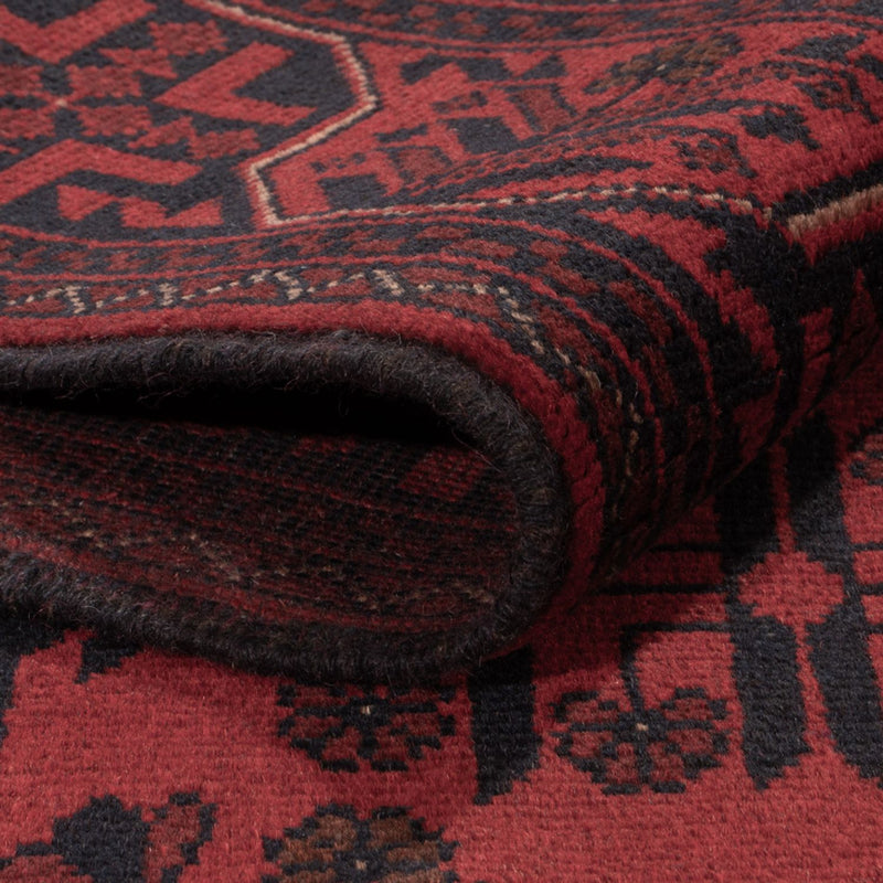 Afghan Rug - Kunduz - 197 x 125 cm - dark red