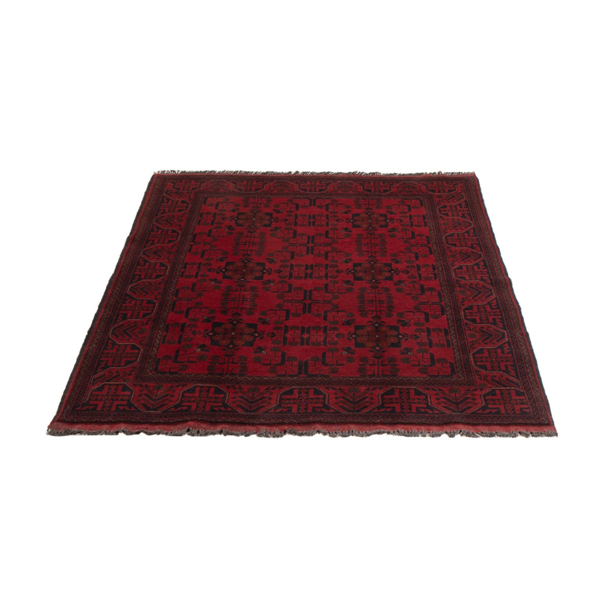 Afghan Rug - Kunduz - 197 x 125 cm - dark red