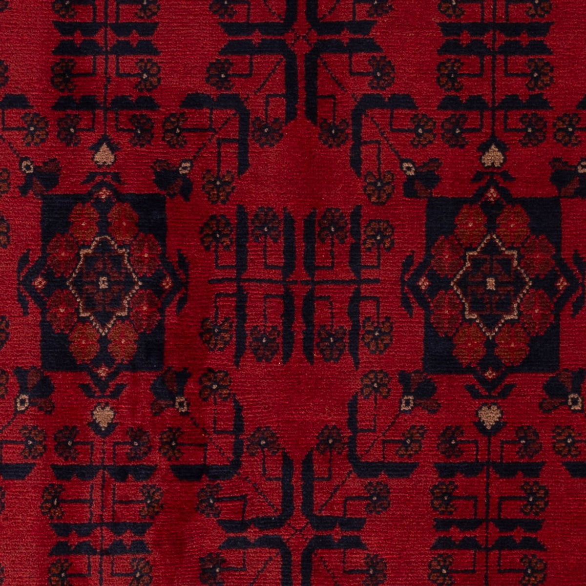Afghan Rug - Kunduz - 197 x 121 cm - dark red
