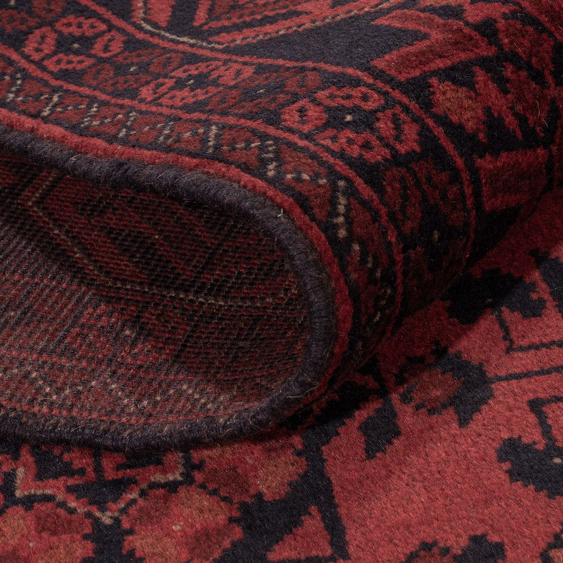Afghan Rug - Kunduz - 194 x 133 cm - dark red