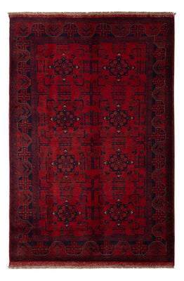 Afghan Rug - Kunduz - 198 x 130 cm - dark red