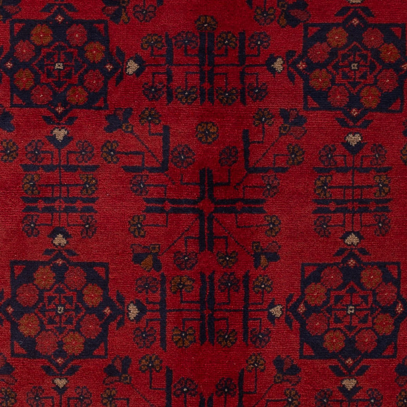 Afghan Rug - Kunduz - 198 x 130 cm - dark red