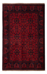 Afghan Rug - Kunduz - 193 x 127 cm - dark red