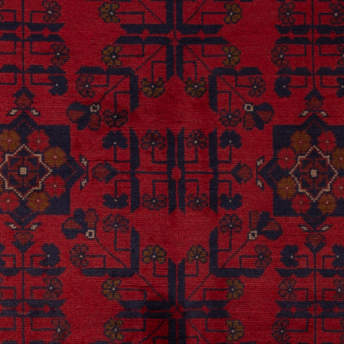 Afghan Rug - Kunduz - 196 x 121 cm - dark red