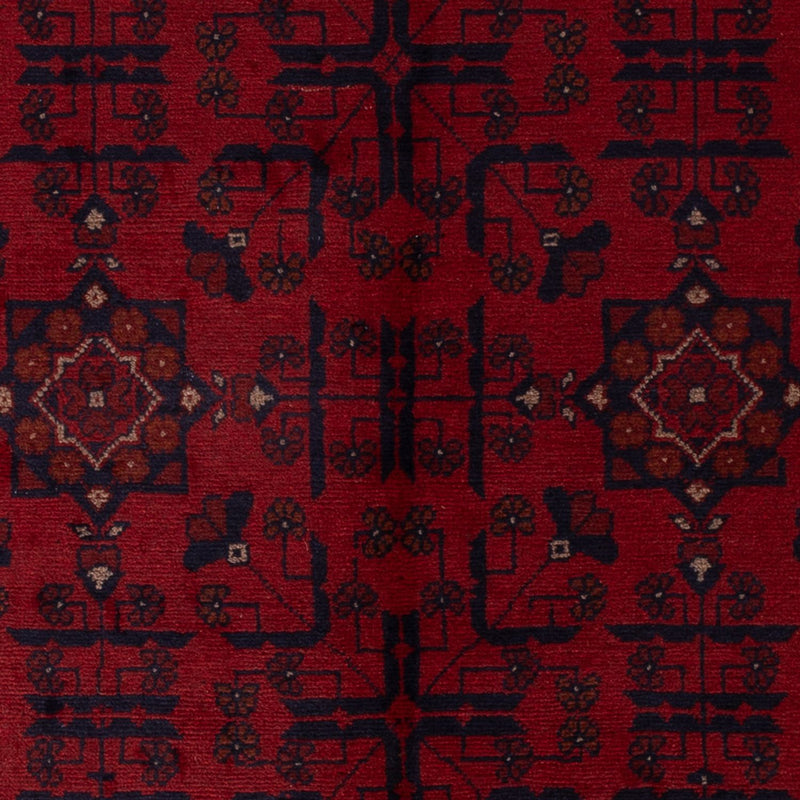 Afghan Rug - Kunduz - 192 x 127 cm - dark red