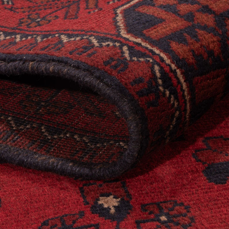 Afghan Rug - Kunduz - 192 x 127 cm - dark red