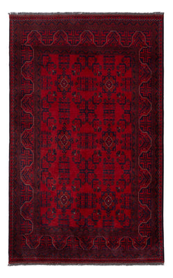 Afghan Rug - Kunduz - 195 x 121 cm - dark red
