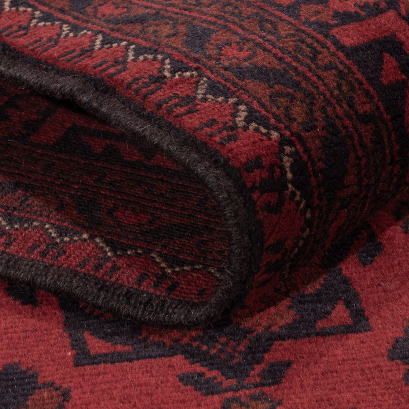 Afghan Rug - Kunduz - 195 x 121 cm - dark red