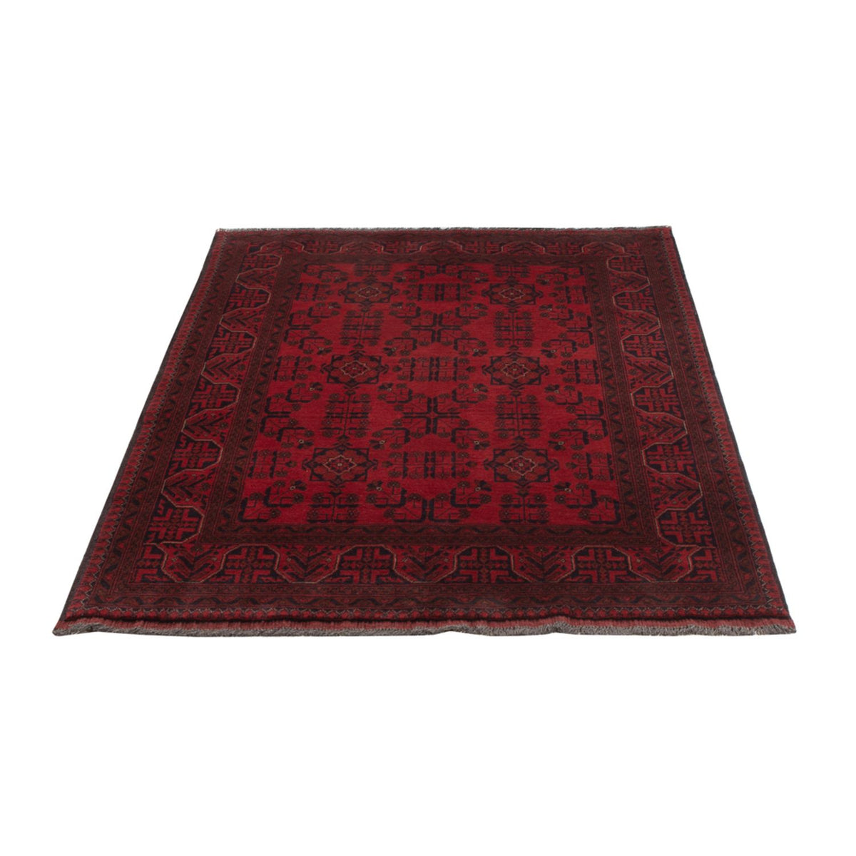 Afghan Rug - Kunduz - 195 x 121 cm - dark red