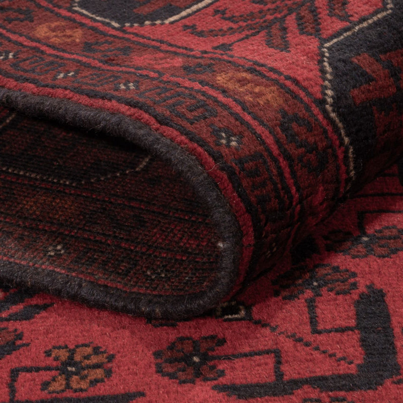 Afghan Rug - Kunduz - 189 x 129 cm - dark red