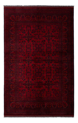 Afghan Rug - Kunduz - 198 x 129 cm - dark red