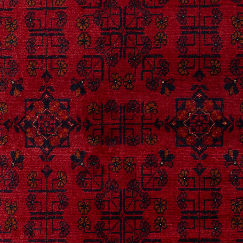 Afghan Rug - Kunduz - 198 x 129 cm - dark red