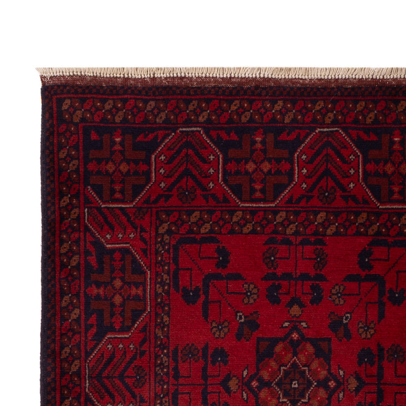 Afghan Rug - Kunduz - 195 x 125 cm - dark red