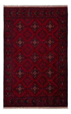 Afghan Rug - Kunduz - 196 x 129 cm - dark red