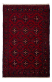 Afghan Rug - Kunduz - 196 x 129 cm - dark red