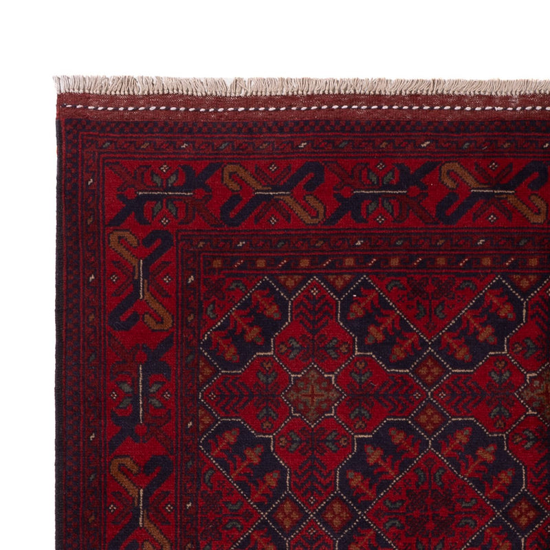 Afghan Rug - Kunduz - 196 x 123 cm - dark red