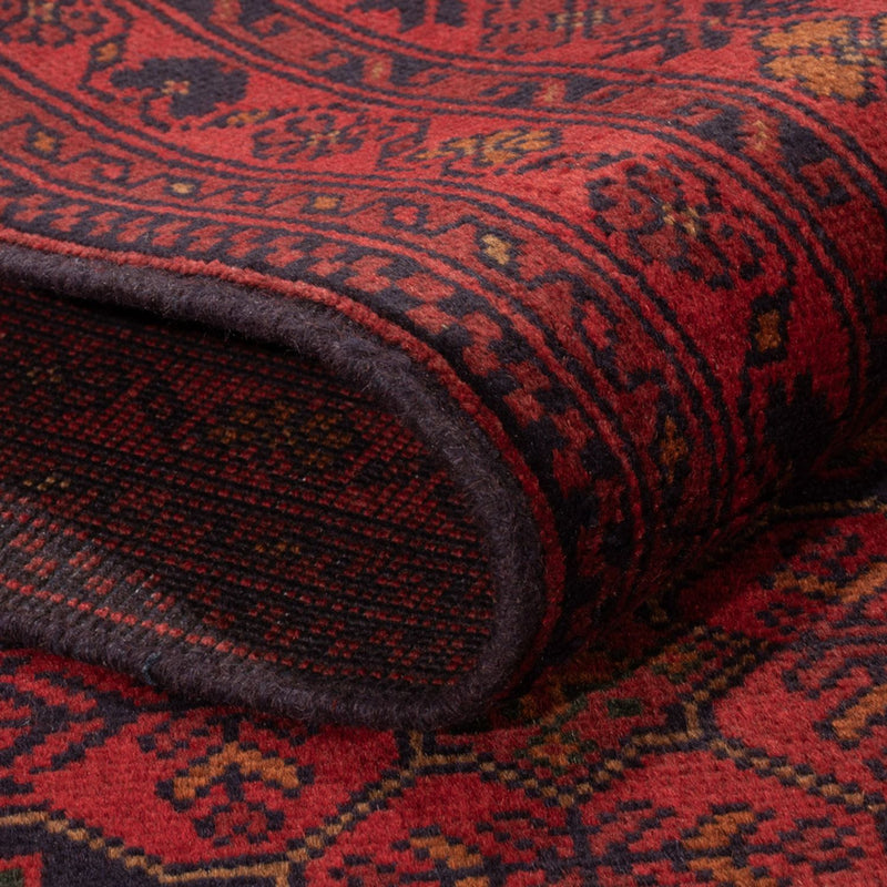 Afghan Rug - Kunduz - 193 x 124 cm - dark red